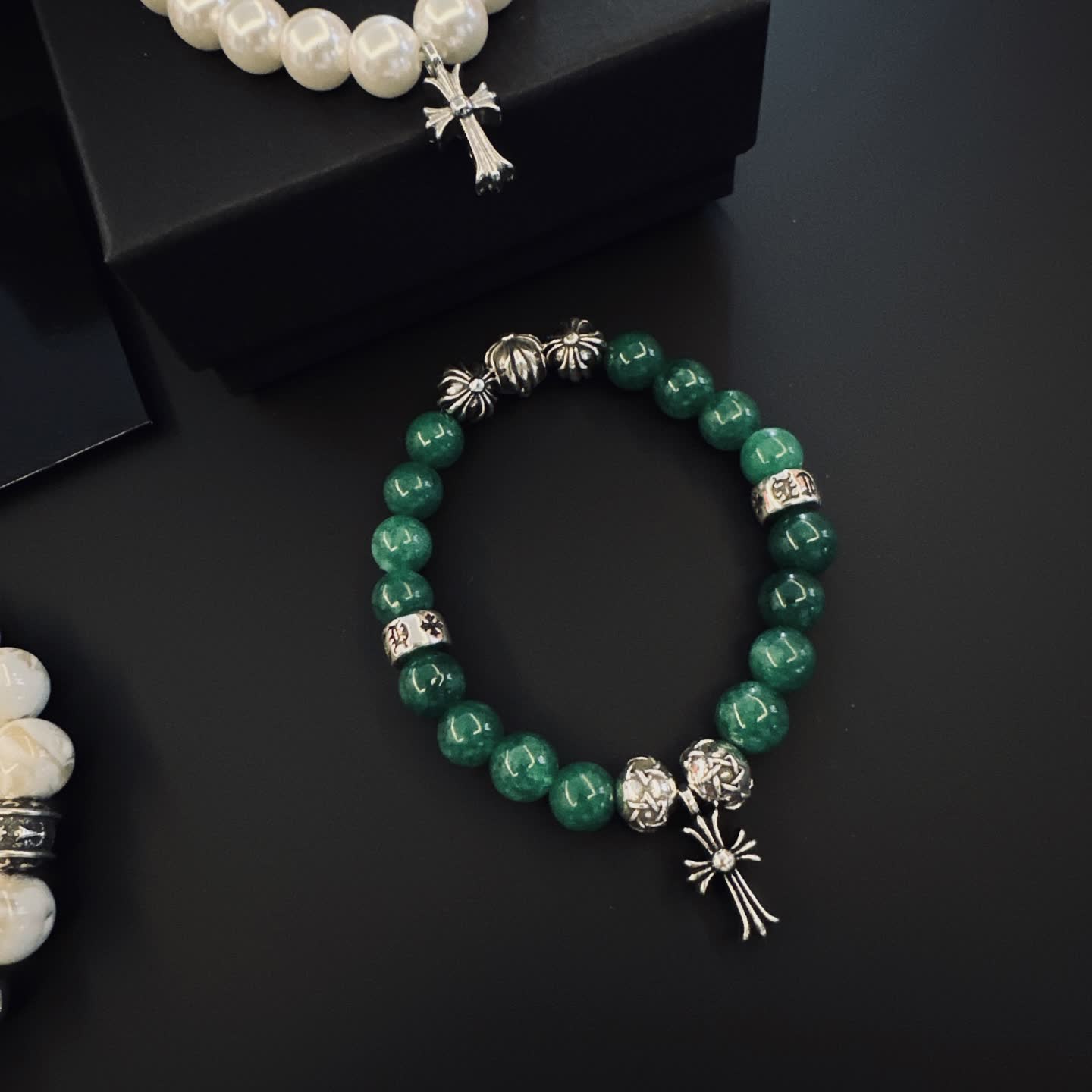 Chrome Hearts Beaded Bracelet Set